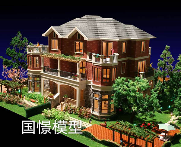 炉霍县建筑模型